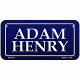 Adam Henry Novelty Metal License Plate 6" x 3" (BP)