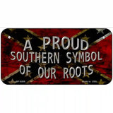 Symbol Of Our Roots Novelty Metal License Plate 6" x 3" (BP)