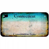 Connecticut State Rusty Novelty Metal License Plate 6" x 3" (BP)