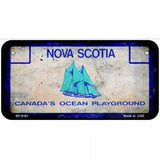 Nova Scotia Rusty Novelty Metal License Plate 6" x 3" (BP) / Yes