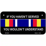 War On Terrorism Ribbon Metal Novelty License Plate 6" x 3" (BP)