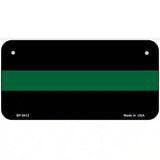 Thin Green Line Novelty Metal License Plate 6" x 3" (BP)
