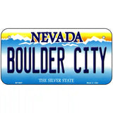 Boulder City Nevada Novelty Metal License Plate 6" x 3" (BP)