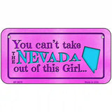 Nevada Girl Novelty Metal License Plate 6" x 3" (BP)