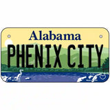 Phenix City Alabama Metal Novelty License Plate 6" x 3" (BP)