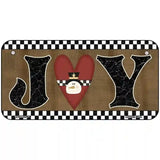 Joy Metal Novelty License Plate 6" x 3" (BP)