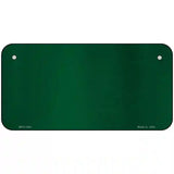 Green Metallic Solid Metal Novelty License Plate 6" x 3" (BPC)