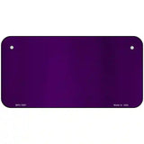 Purple Metallic Solid Metal Novelty License Plate 6" x 3" (BPC)