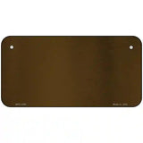 Brown Metallic Solid Metal Novelty License Plate 6" x 3" (BPC)