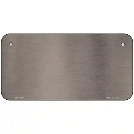Tan Metallic Solid Metal Novelty License Plate 6" x 3" (BPC)