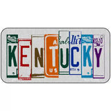 Kentucky License Plate Art Metal Novelty License Plate 6" x 3" (BPC)