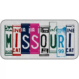 Missouri License Plate Art Metal Novelty License Plate 6" x 3" (BPC)