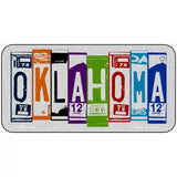 Oklahoma License Plate Art Metal Novelty License Plate 6" x 3" (BPC)