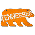 TN Orange Novelty Metal Bear Tag BR-022 11.5" x 6" Sign (BR)