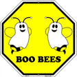Boo Bees Metal Novelty Octagon Stop Sign BS-177