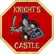 Knights Castle Metal Novelty Stop Sign BS-455 12" Sign (BS)