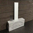 White Dye Sublimation Blank 1.5" x 6" Metal Street Sign Magnet - 100 Pack BULK-KM-000 6" x 1.5" Magnet (KM)