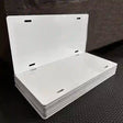 White Dye Sublimation Blank 12" x 24" Metal Large License Plate Sign - 100 Pack BULK-LLP-000 24" x 12" Large (LLP)