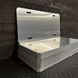 BULK-LPC-000 Dye Sublimation 6" x 12" Novelty Brushed Aluminum Metal License Plate 100pc