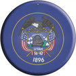 Utah State Flag Metal Circular Sign 12" (C)