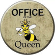Office of the Queen Metal Circular Sign 12" (C)