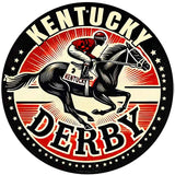Kentucky Derby Novelty Metal Circular Sign C-2088