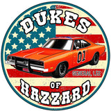 Dukes of Hazzard Novelty Metal Circular Sign C-2097