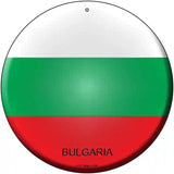 Bulgaria Country Novelty Metal Circular Sign 12" (C)