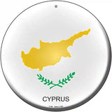 Cyprus Country Novelty Metal Circular Sign 12" (C)