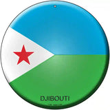 Djibouti Country Novelty Metal Circular Sign 12" (C)