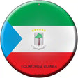 Equatorial Guinea Country Novelty Metal Circular Sign 12" (C)