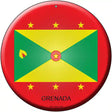 Grenada Country Novelty Metal Circular Sign 12" (C)
