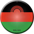 Malawi Country Novelty Metal Circular Sign 12" (C)