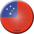 Samoa Country Novelty Metal Circular Sign 12" (C)