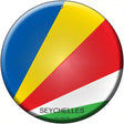 Seychelles Country Novelty Metal Circular Sign 12" (C)