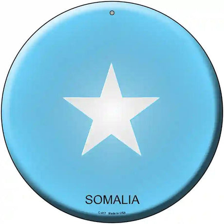 Somalia Country Novelty Metal Circular Sign 12" (C)