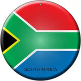 South Africa Country Novelty Metal Circular Sign 12" (C)