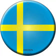 Sweden Country Novelty Metal Circular Sign 12" (C)