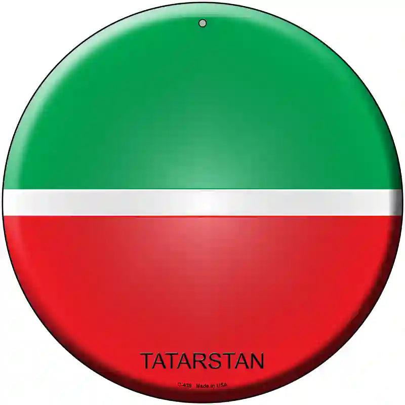 Tatarstan Country Novelty Metal Circular Sign 12" (C)