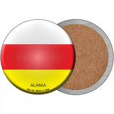 Alania Country Novelty Metal Circular Sign 3.5" (CC)