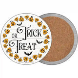 Trick Or Treat Pumpkin Ring Novelty Metal Circle Sign 3.5" (CC)