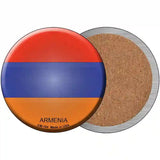 Armenia Novelty Metal Circular Sign 3.5" (CC)