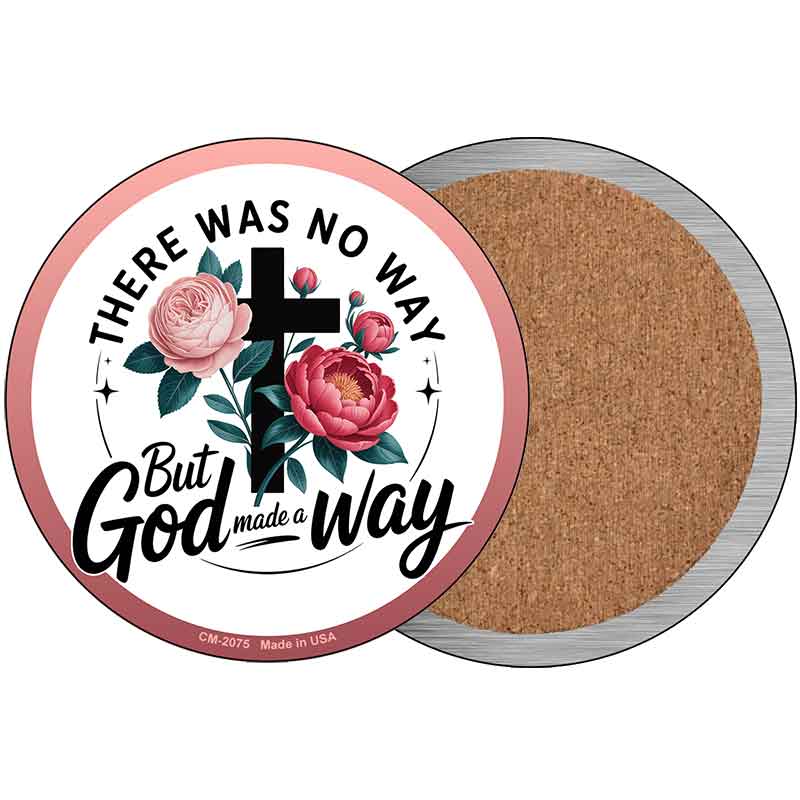 God Made A Way Novelty Circle Coaster Set of 4 CC-2075