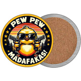 Pew Pew Madafakas Novelty Metal Circular Sign C-2081