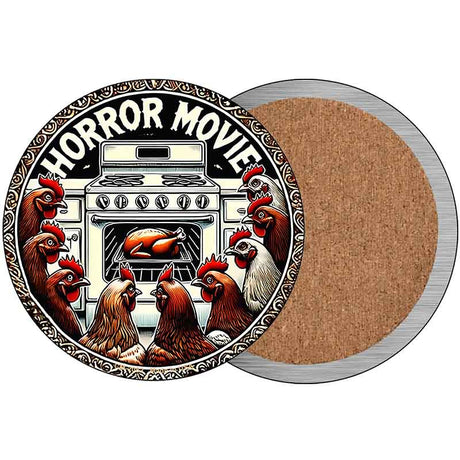 Horror Movie Novelty Metal Circular Sign C-2082