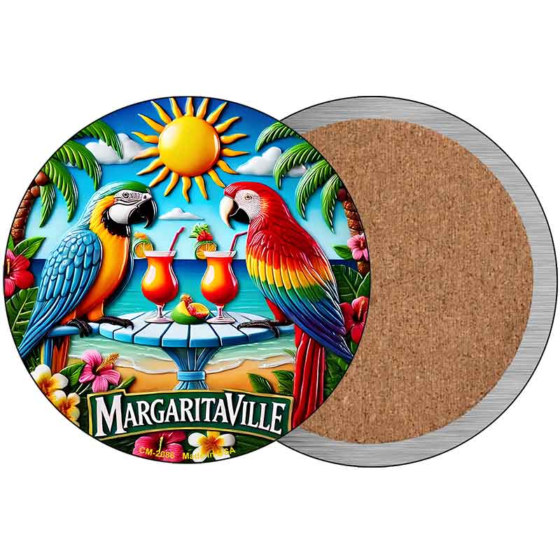 Margaritaville Novelty Circle Coaster Set of 4 CC-2086