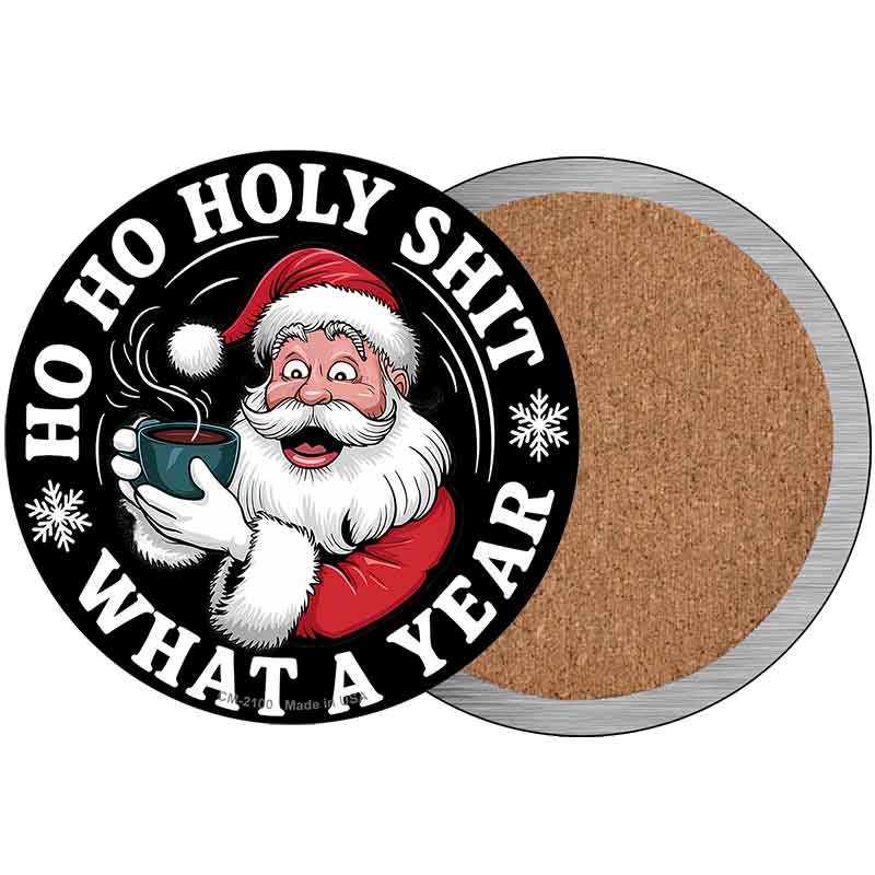 Ho Ho Holy Novelty Circle Coaster Set of 4 CC-2100