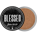 Blessed Bible Verse Novelty Metal Circular Sign C-2104