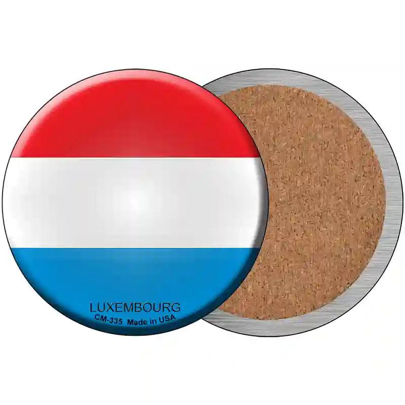 Luxembourg Country Novelty Metal Circular Sign 3.5" (CC)