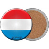 Luxembourg Country Novelty Metal Circular Sign 3.5" (CC)